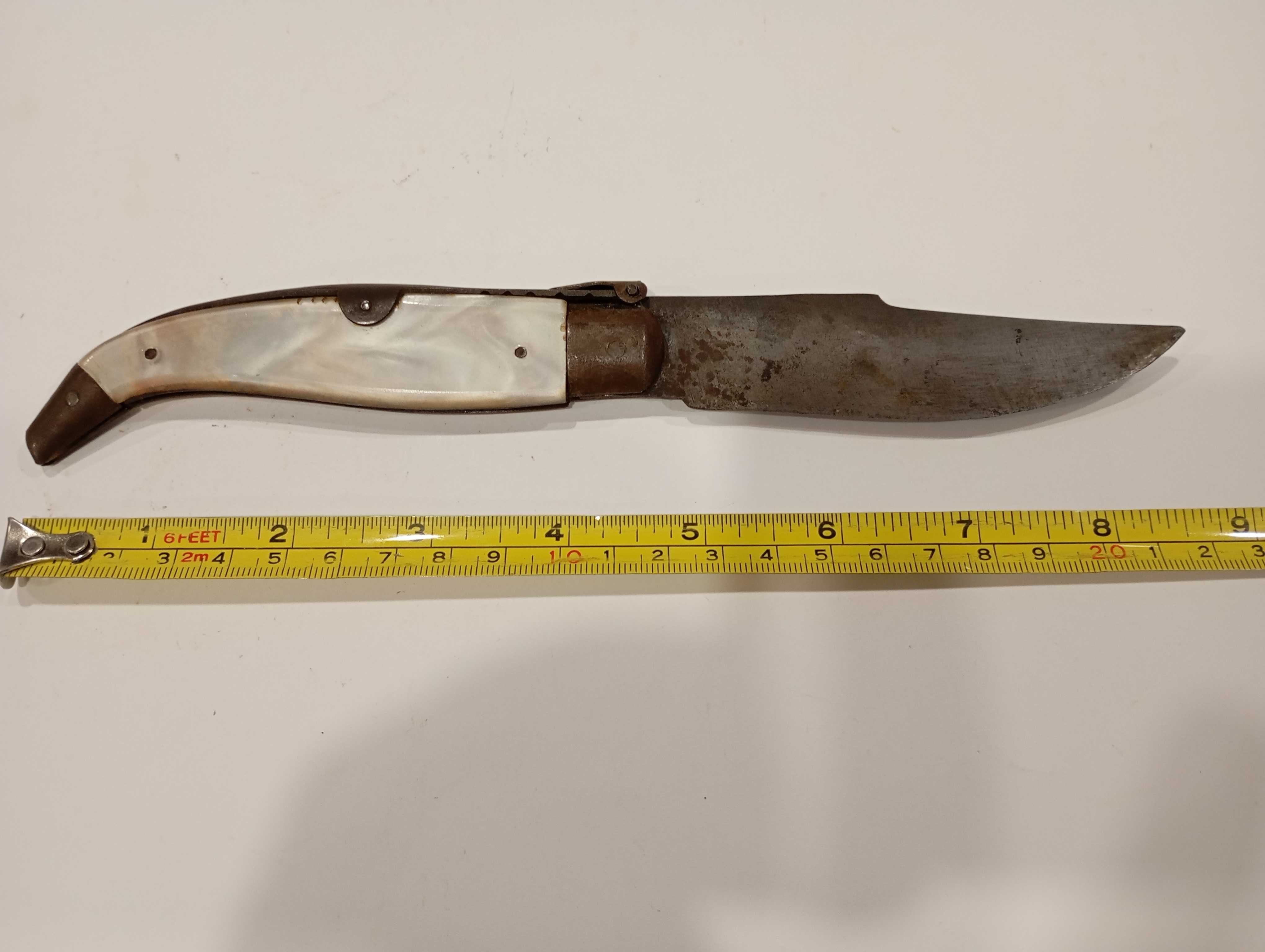 Canivete Coleção Albacete "C.Zafrilla", Cabo Madrepérola-Total 22cm