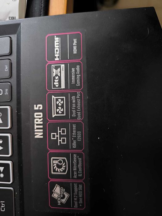 ACER NITRO5 - AN515-45 AMD Ryzen 5 5600H / RTX 3060 /24 RAM / 1TB SSD