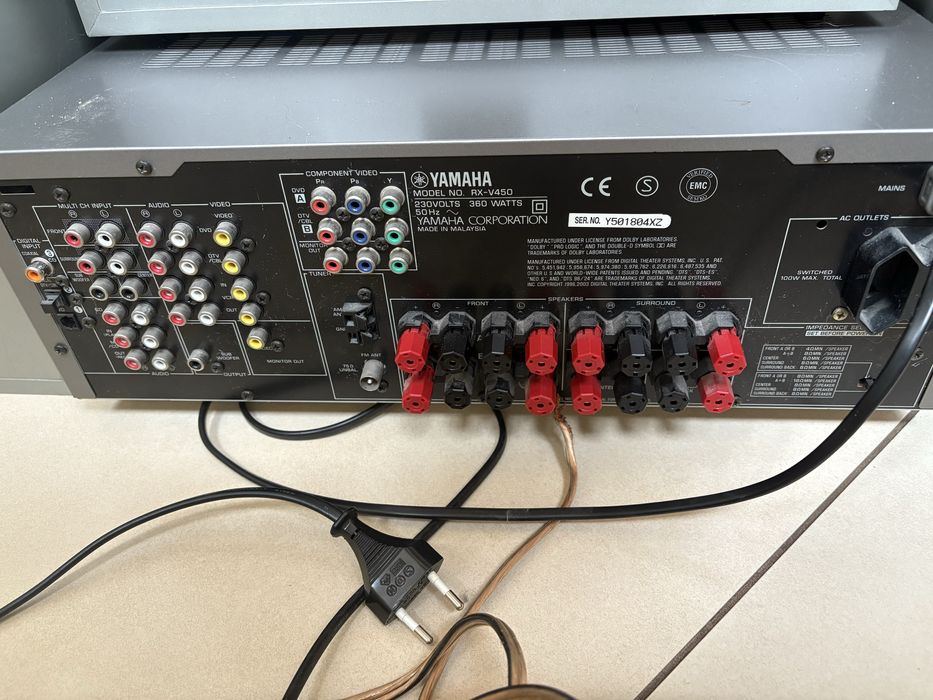 Kino domowe 5.1 Yamaha RX-V450 plus glosniki Koda