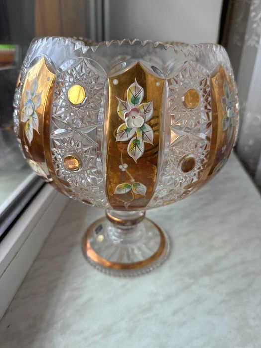 фруктовниця цукерниця ваза Bohemia  Crystal