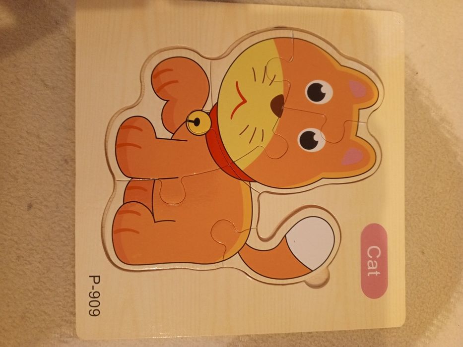 Пазлы деревянные для самых маленьких.