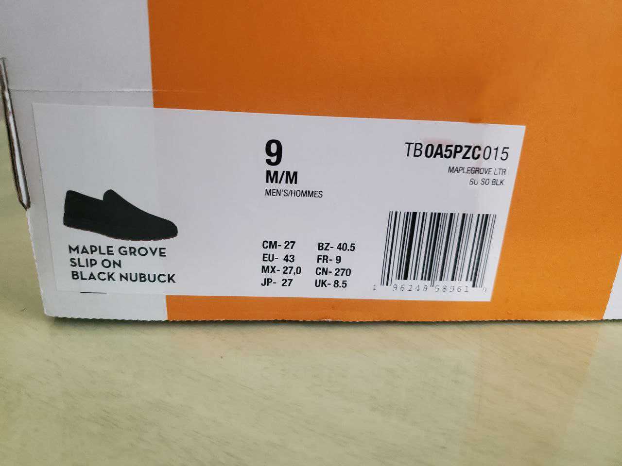 Мокасини сліпони Timberland US 9 42