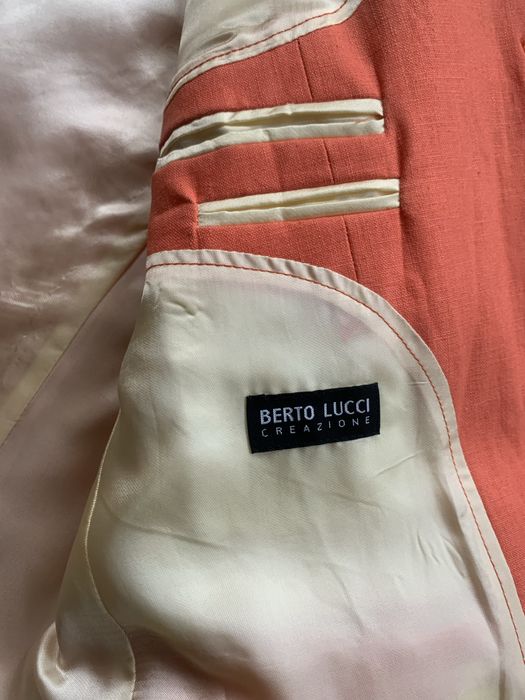 Marynarka meska Berto Lucci Lniana