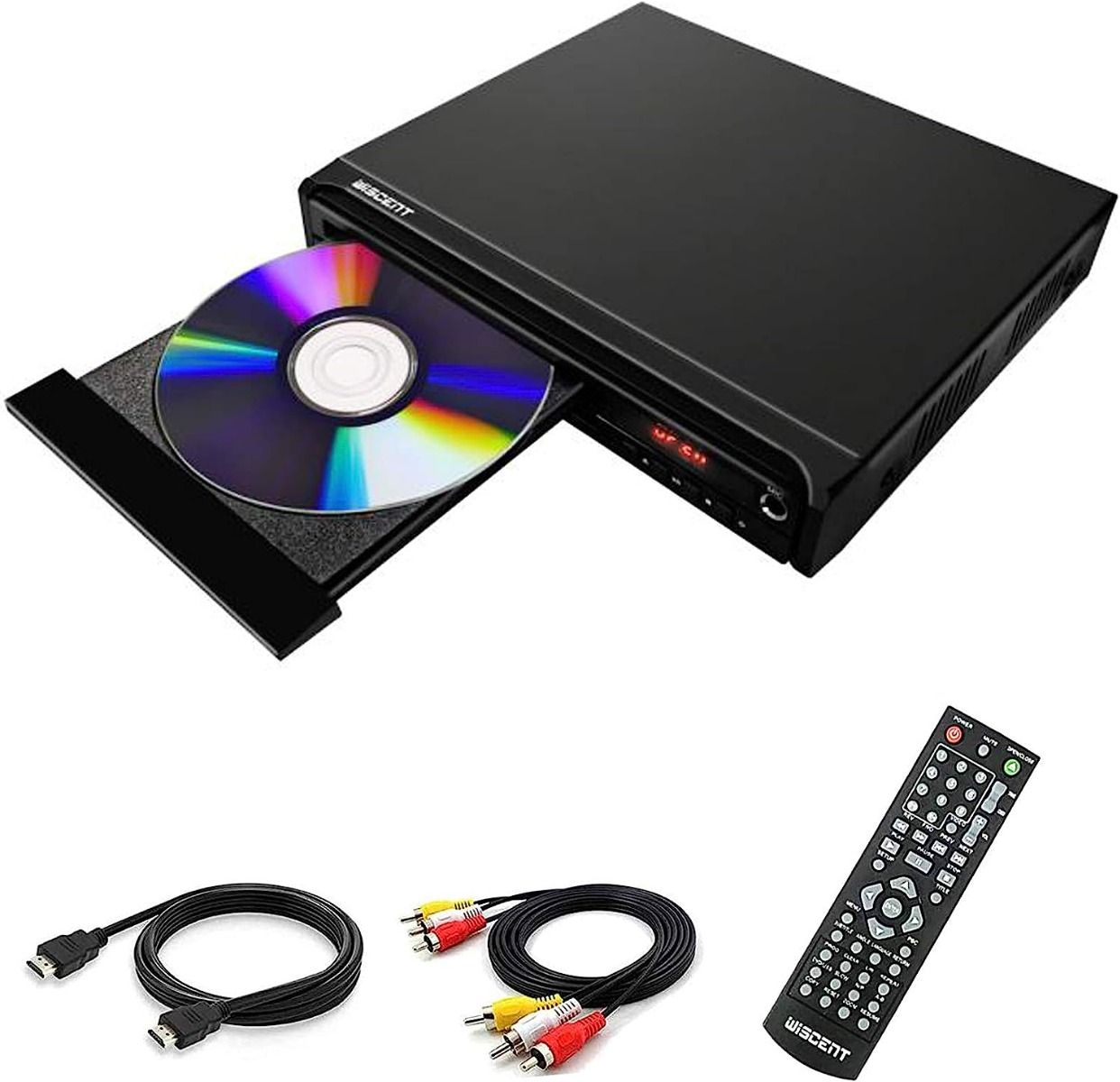 Wiscent Wst977 Odtwarzacz Dvd Do Tv Z Wyjściem Hdmi / Av / Usb Pilot