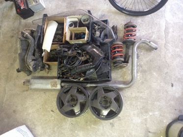 conjunto de peças Renault 5 GT Turbo
