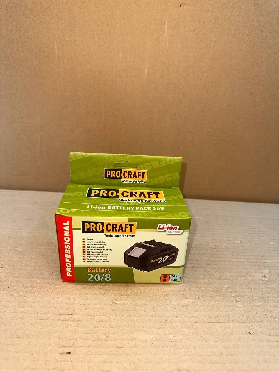 Акумуляторні батареї Procraft battery 2,4,8