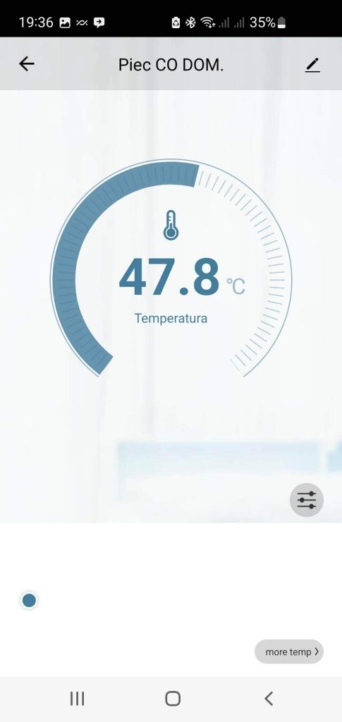 Termometr WiFi czujnik ogrzewania smart home +120°