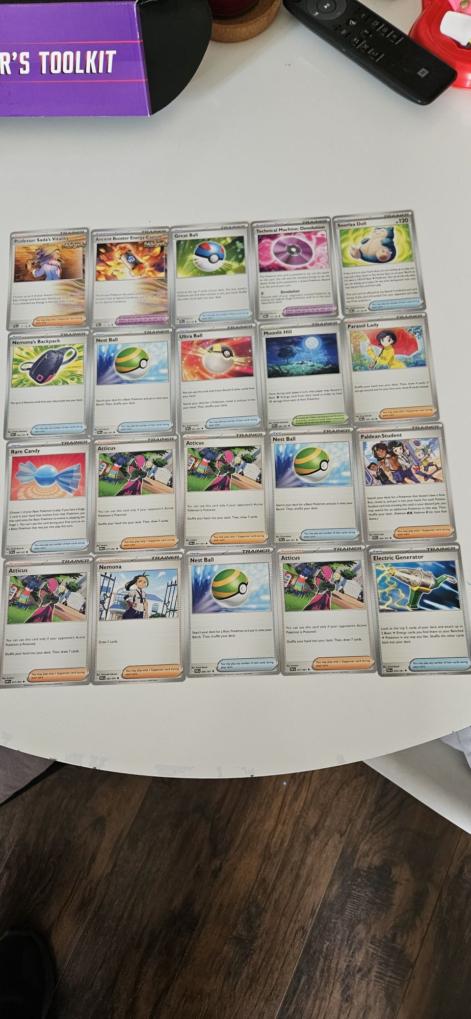Karty Pokemon TRAINER 45 szt.