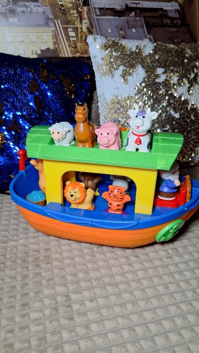 музыкальная игрушка ноев ковчег лодка корабль ноєв ковчег