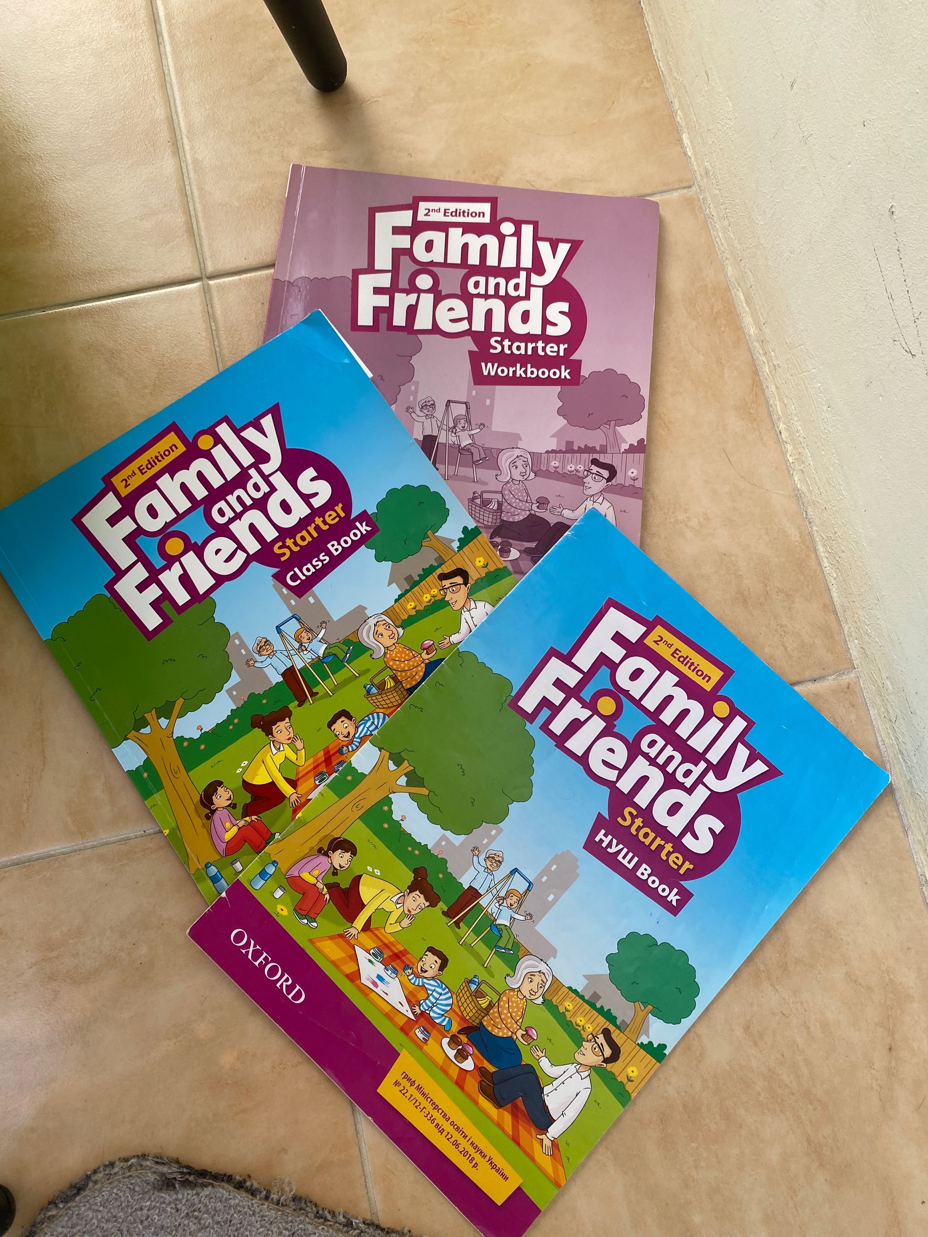 Family and friends 1 клас Starter Class book,НУШ book,Workbook