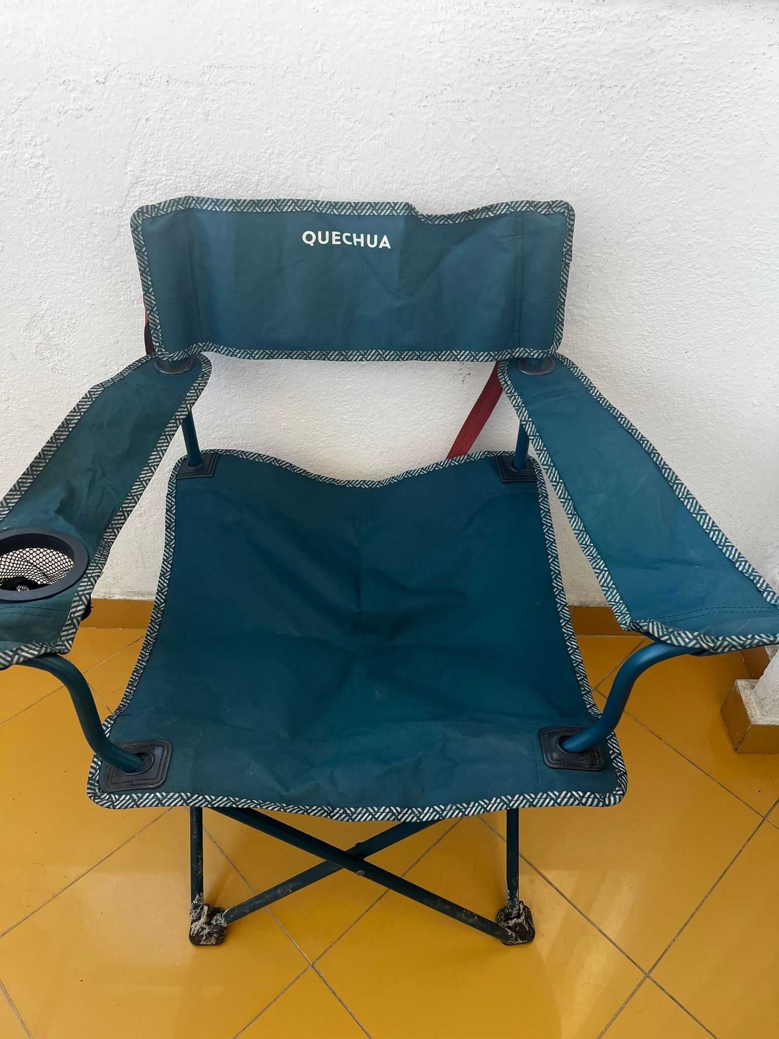 Kit de Campismo - Tenda, colchão, cadeira, geladeira, mesa e bomba