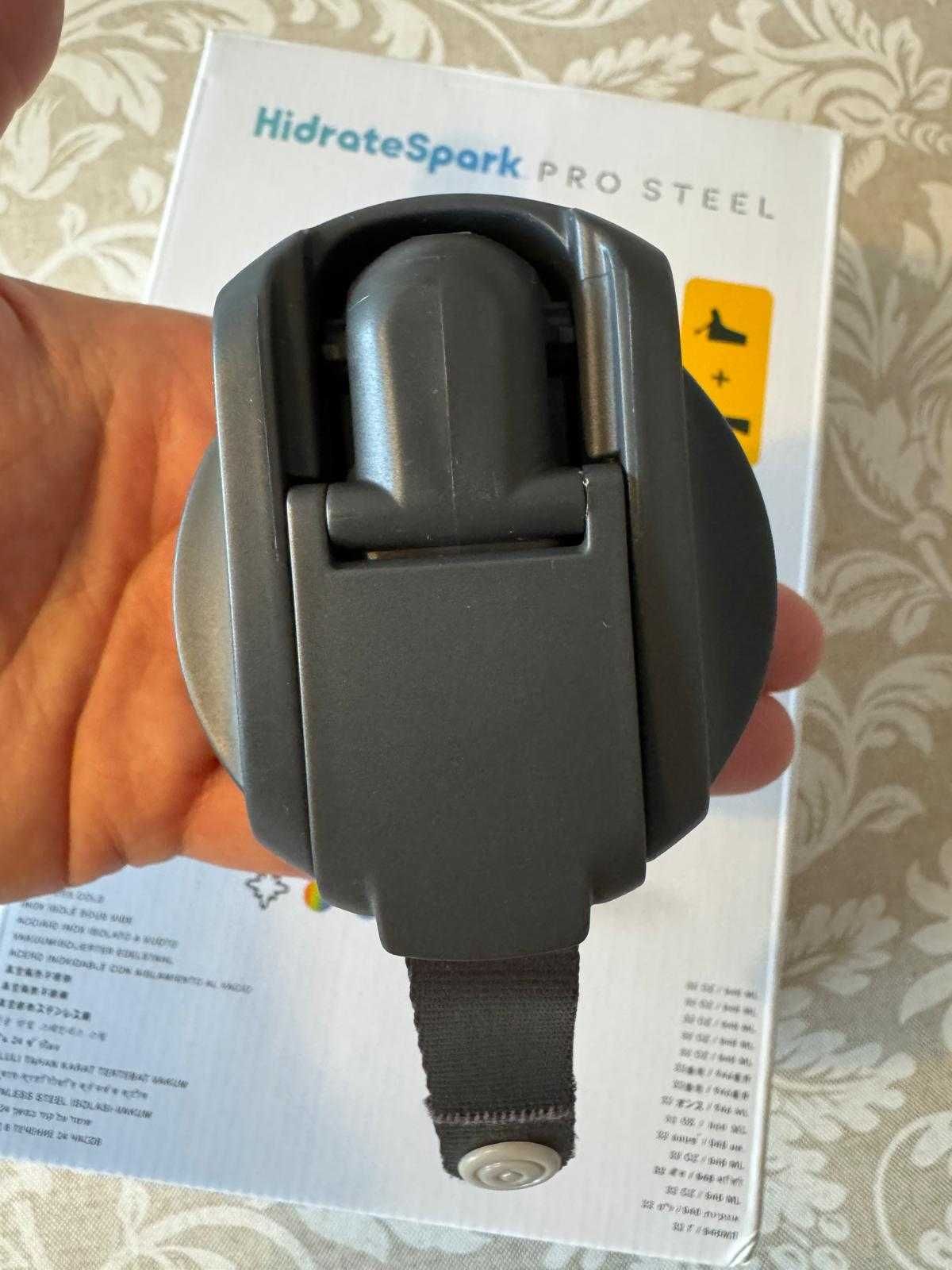Tampa nova HidrateSpark PRO / PRO STEEL – com palhinha e caixa