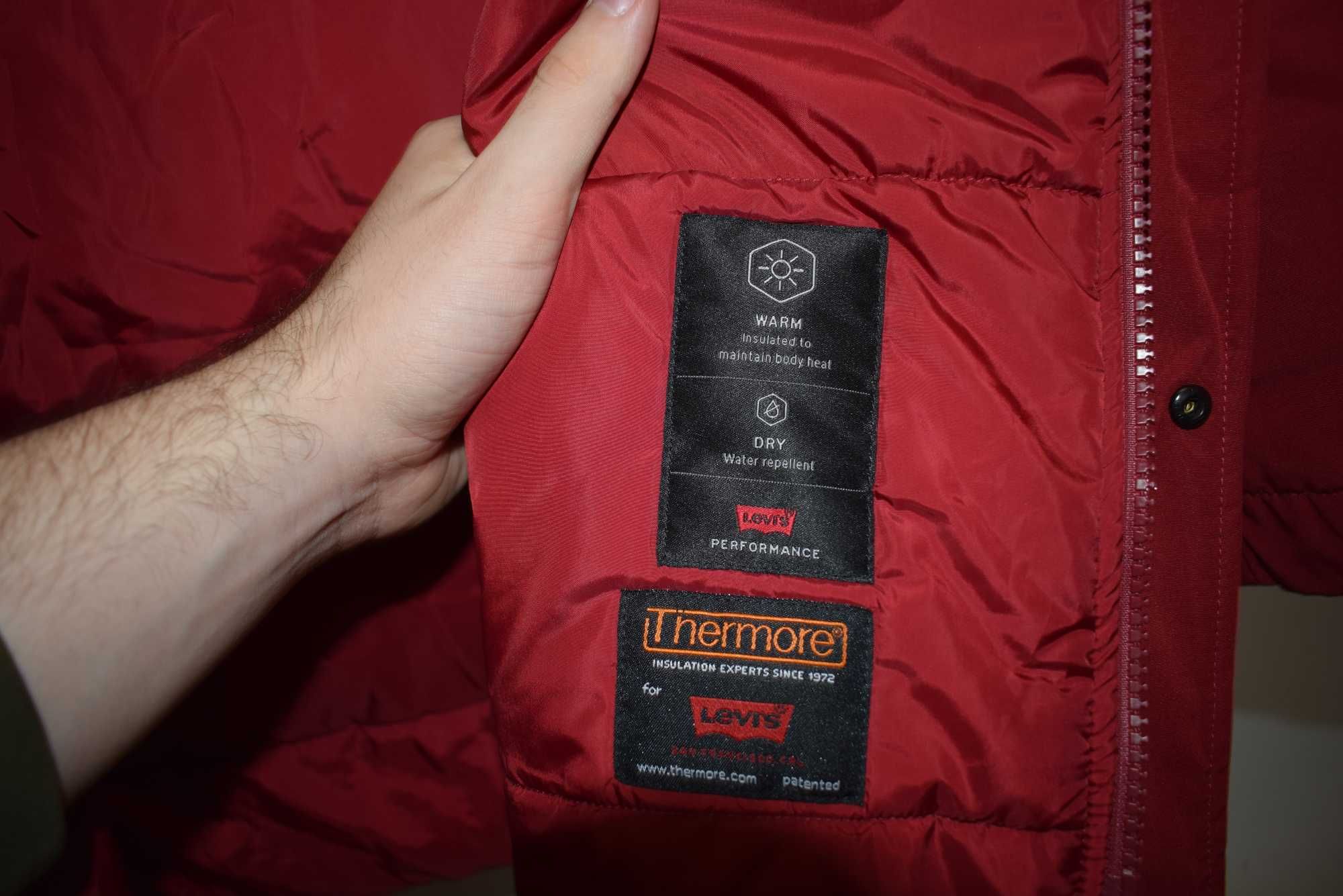 Levi's Woodside Long Utility Парка куртка пуховик