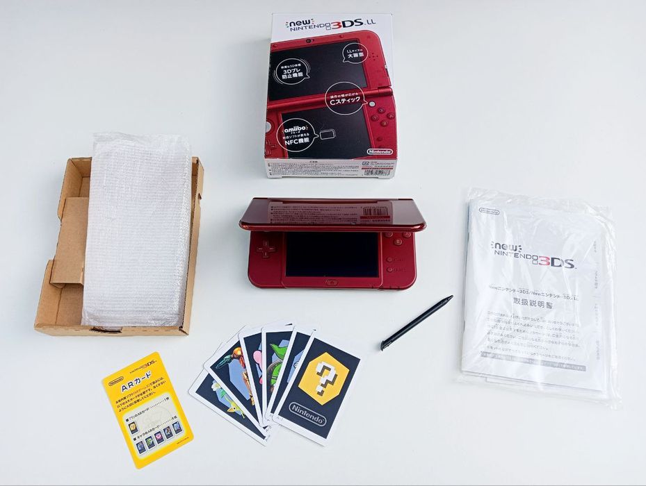 ‼️ New Nintendo 3ds LL Metallic Red. КОМПЛЕКТ.