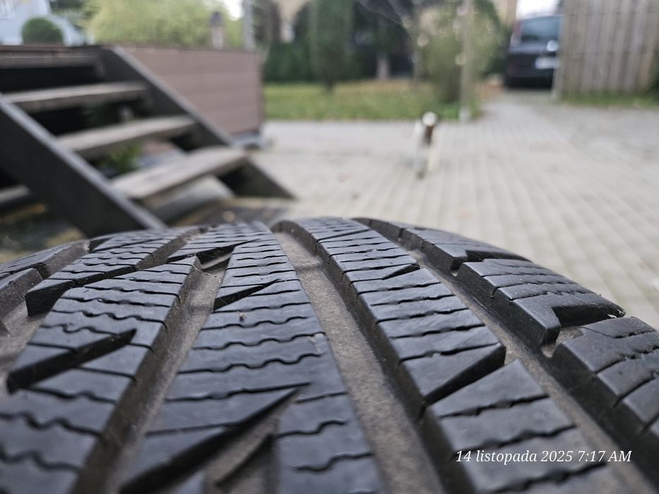 Opony zimowe 225 55 r17 7mm bieżnika