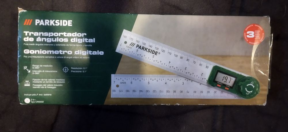 Medidor de ângulos digital Parkside Novo