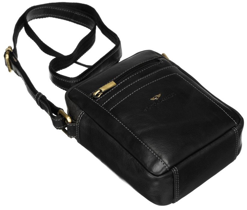 skórzana torba męska do pracy — peterson