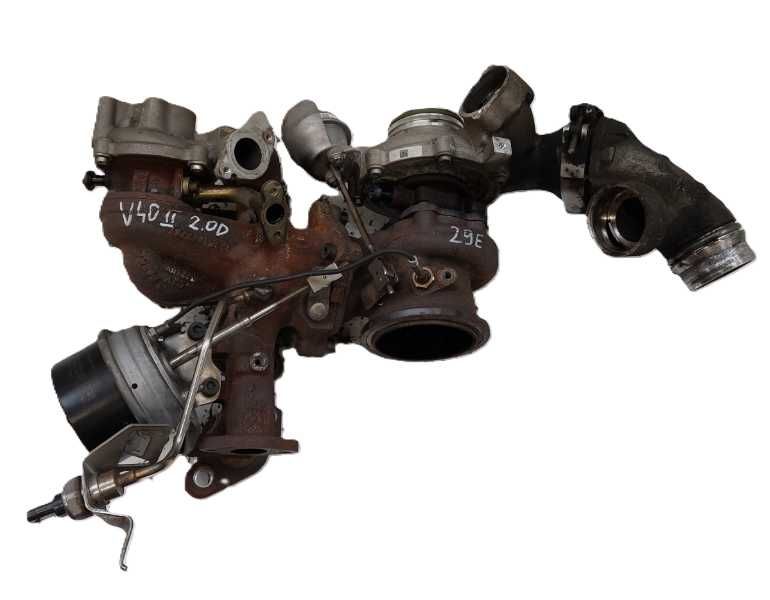 Turbina Biturbo + Kolektor VOLVO V40 II 2,0D 190KM GWARANCJA