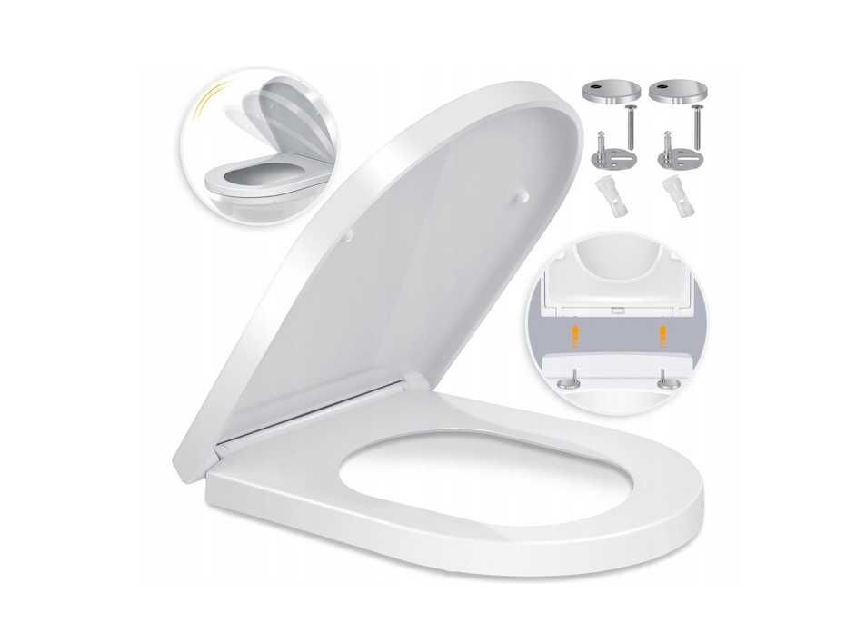 Deska sedesowa KESSER K-WC-1538U biały duroplast