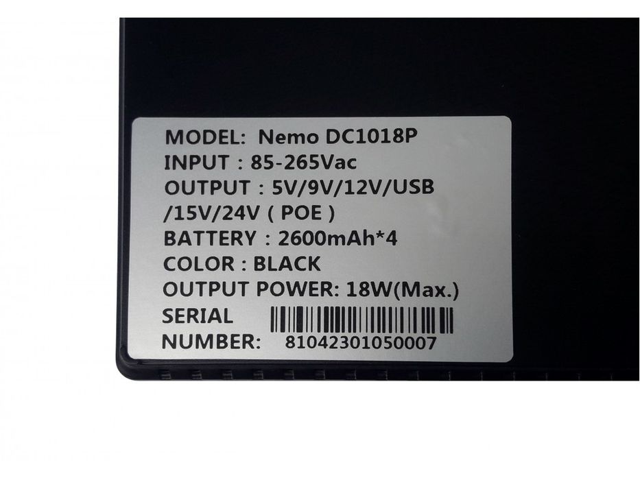 Telstream DC1018P Mini UPS DC UPS ДБЖ powerbank для роутера