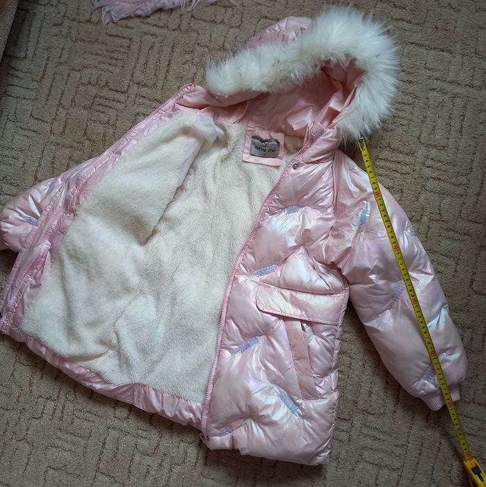Зимняя куртка для девочки на меху