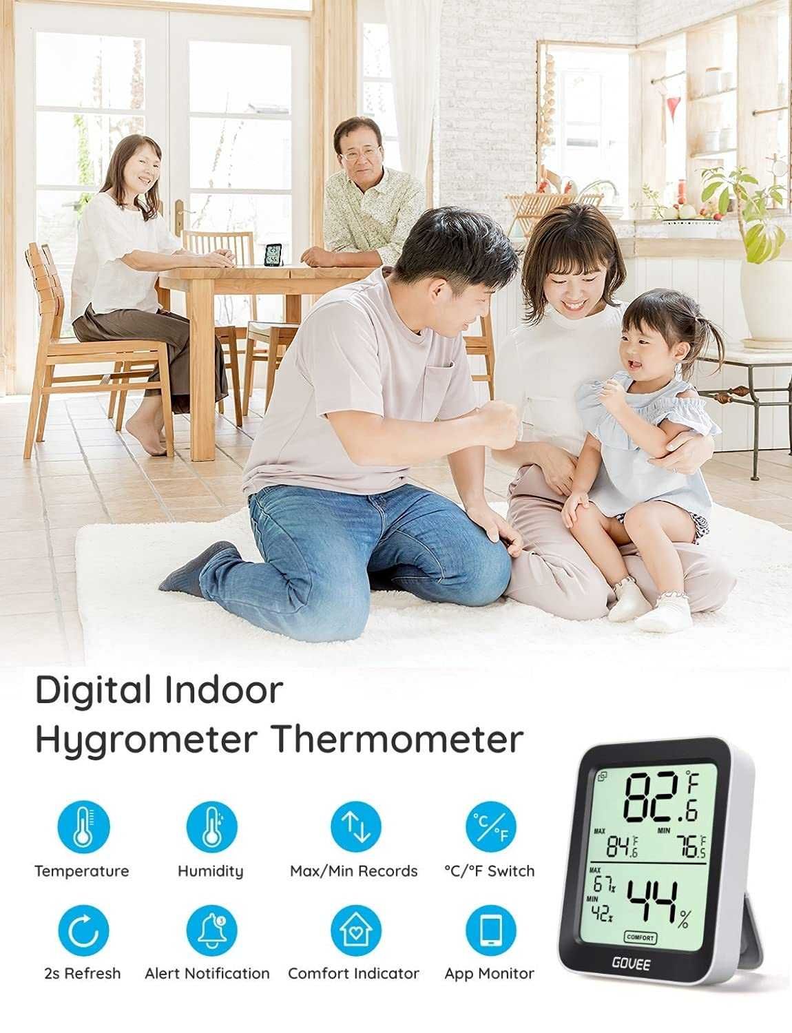 Govee Smart Higrometr, termometr Bluetooth