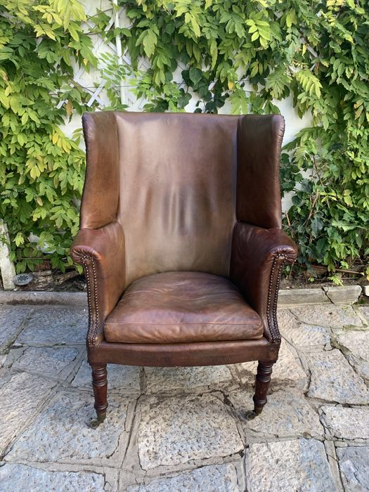 Poltrona Inglesa (wing chair) sec XIX