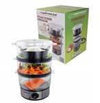 NowyPAROWAR  7,5 L 3 Poziomy + Misa 400W GOTOWANIE NA PARZE !