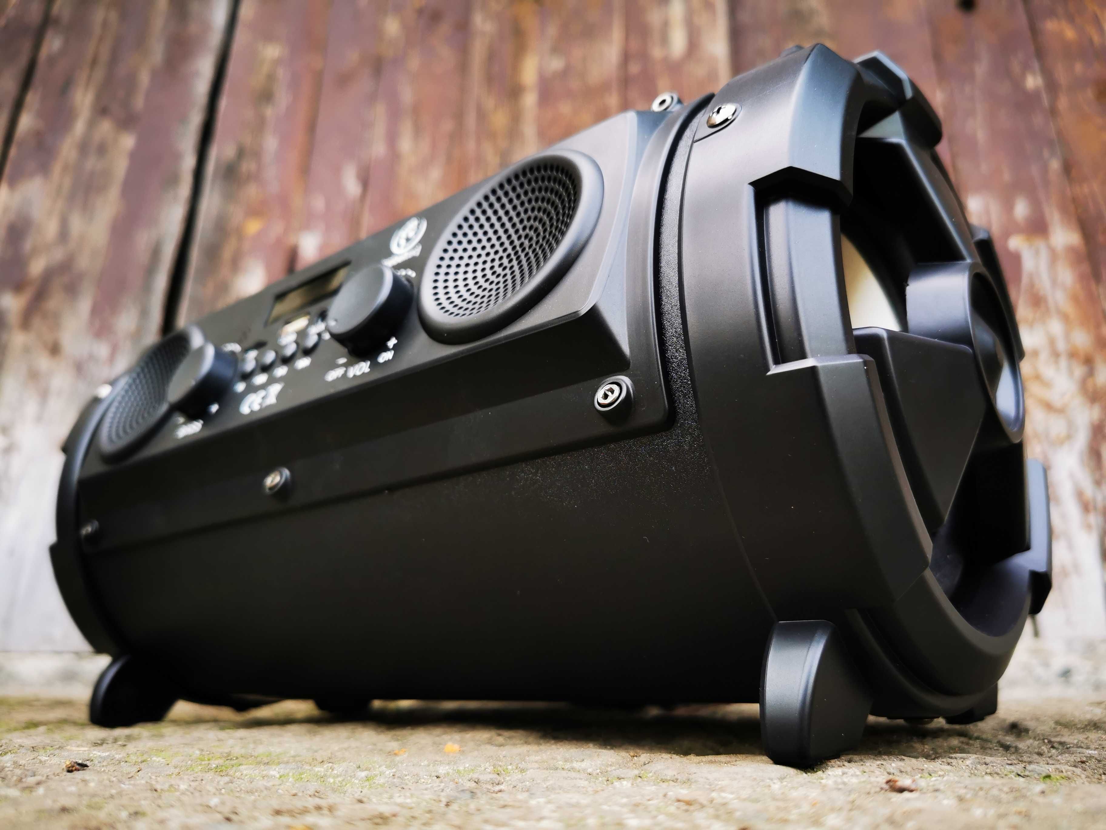 BOOMBOX Subwoofer Głośnik BLUETOOTH Radioodtwarzacz MP3 Tuba Karaoke