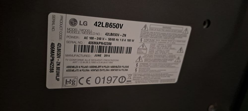 Tv lg em óptimo estado