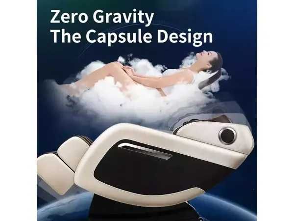 STAHLWORKS fotel z masażem Shiatsu / tajskim / Zero Gravity / grzanie.