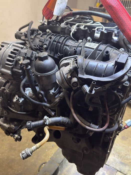 Silnik n47d20a bmw kompletny uszkodzony