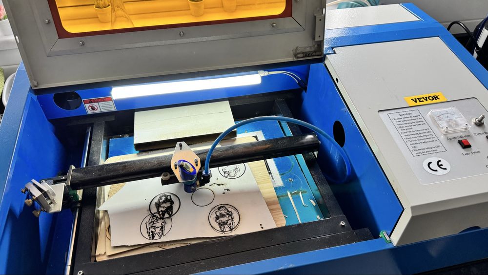 Maquina corte gravaçao laser co2 40W