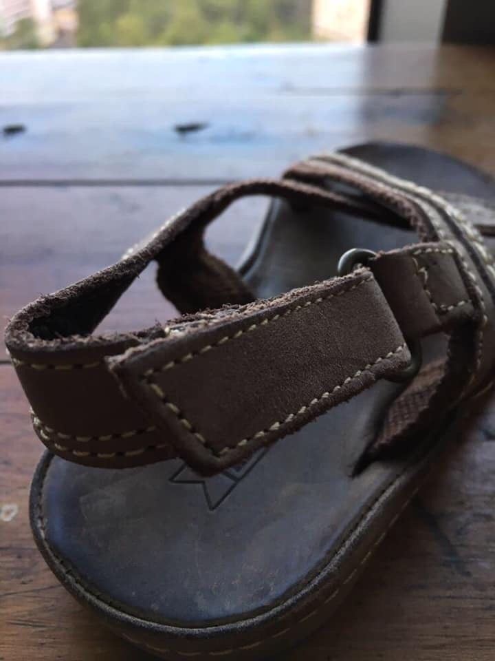 NOWE skórzane ZARA Sandalki / Sandaly - 28 - kapcie do przedszkola