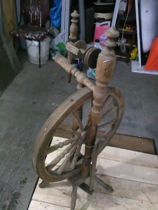 Kołowrotek drewniany