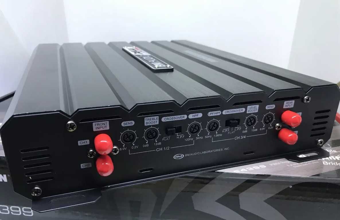 Потужний 4-х канальний підсилювач boschmann audio 1700ватт усилитель