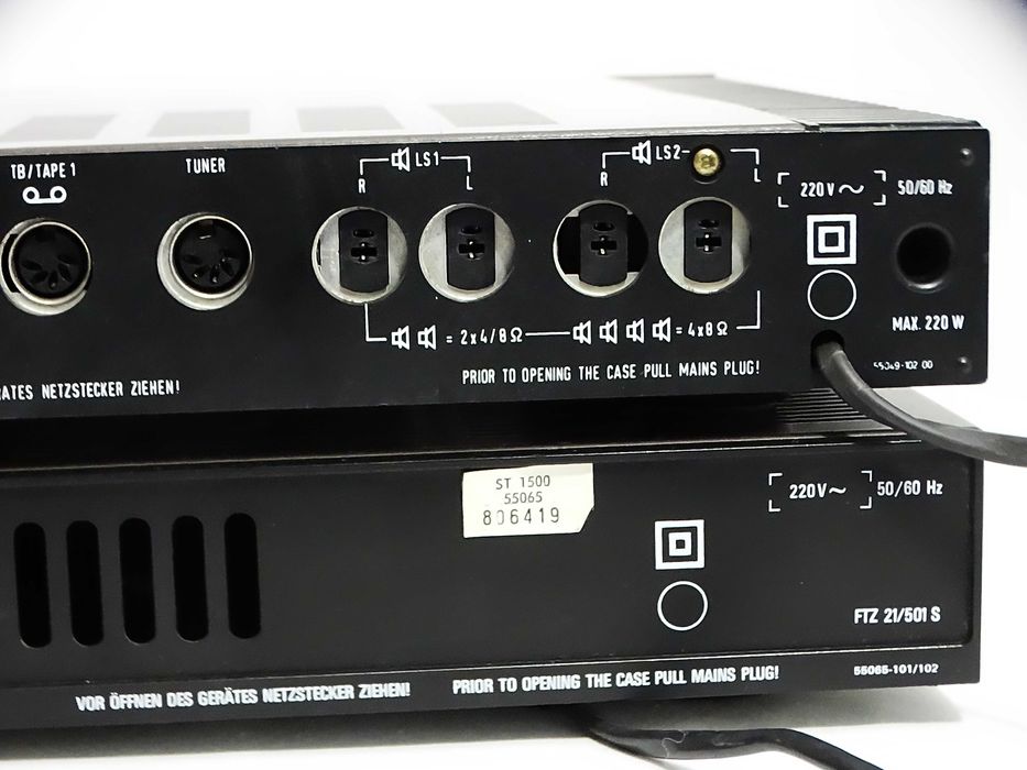 Zestaw wzmacniacz Grundig SV 2000 + tuner radiowy Grundig ST 1500