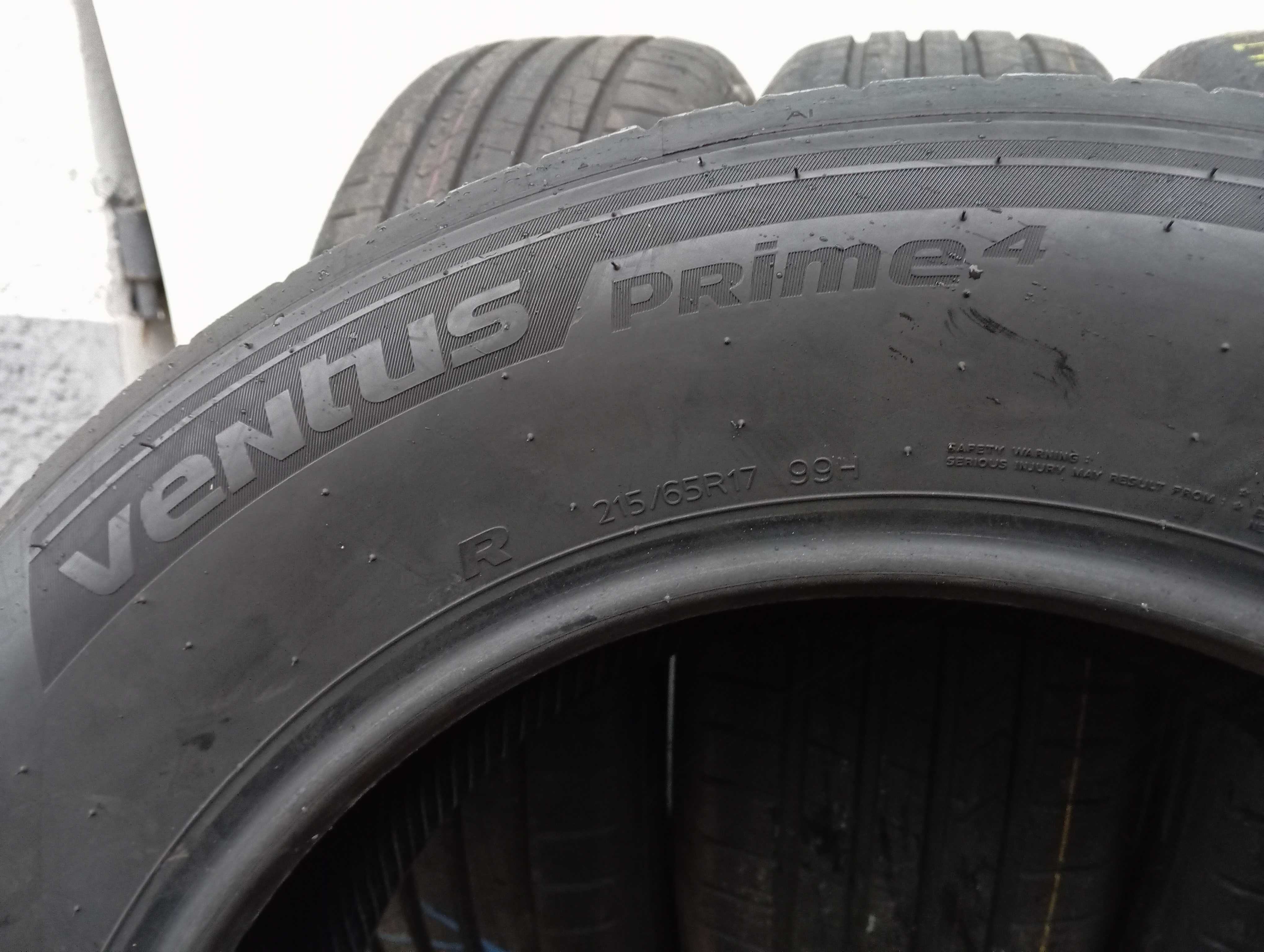 4x 215/65 R17 99H Hankook Ventus Prime 4 2024r 6,3mm DEMO