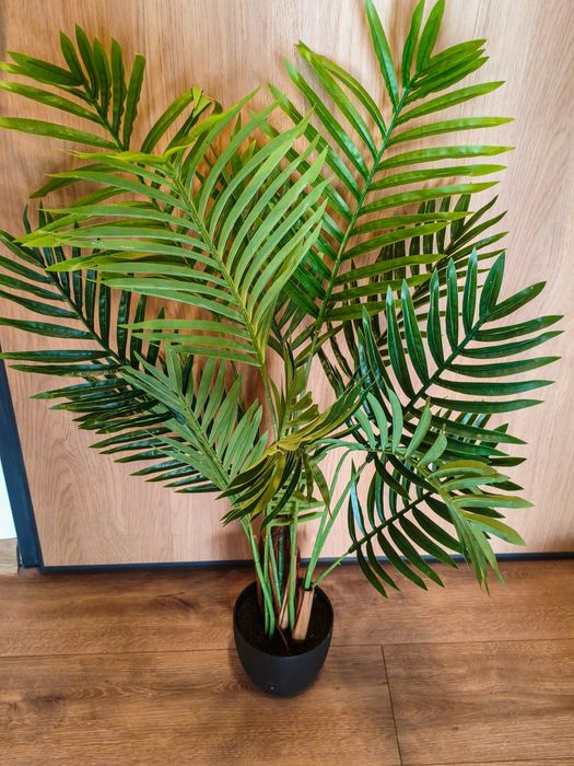 Kwiat Sztuczna Palma Areka Duża Roślina Tropikalna Imitacja Liści
