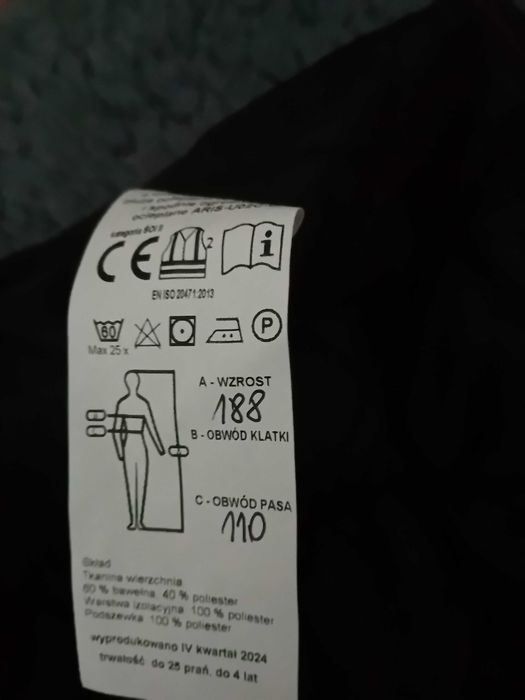 Spodnie robocze ocieplane