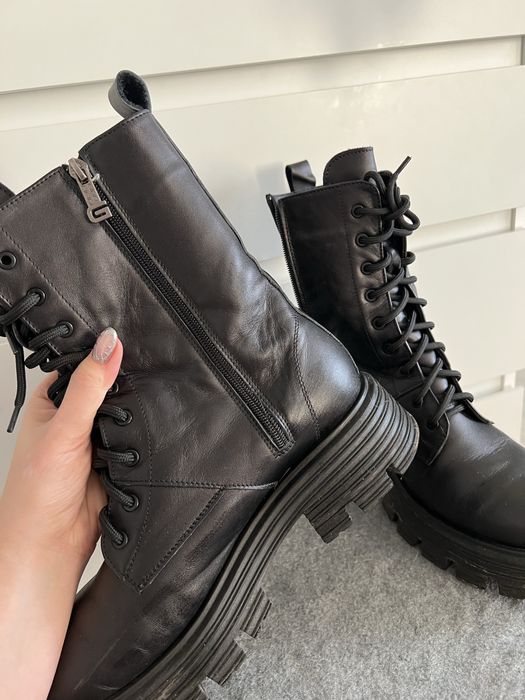 Зимові чоботи на хутрі Gino Figini 41 розмір