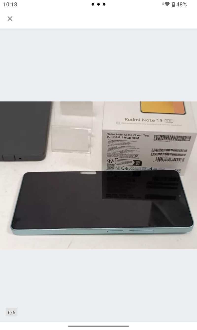 ELEGANCKI REDMI NOTE 13 5G. Pamięć 8+4|256gb. Ekran 6.67