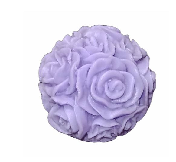 Naturalne mydełko kula kąpielowa róże na prezent podziękowania