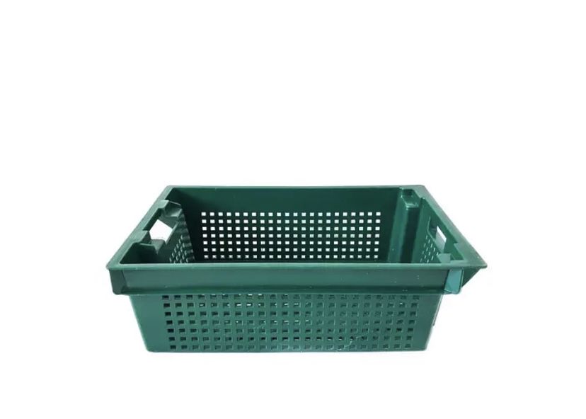 Ящик пластиковый перфорированный SKOBA PLAST (60*40*20 см) (Зелений)