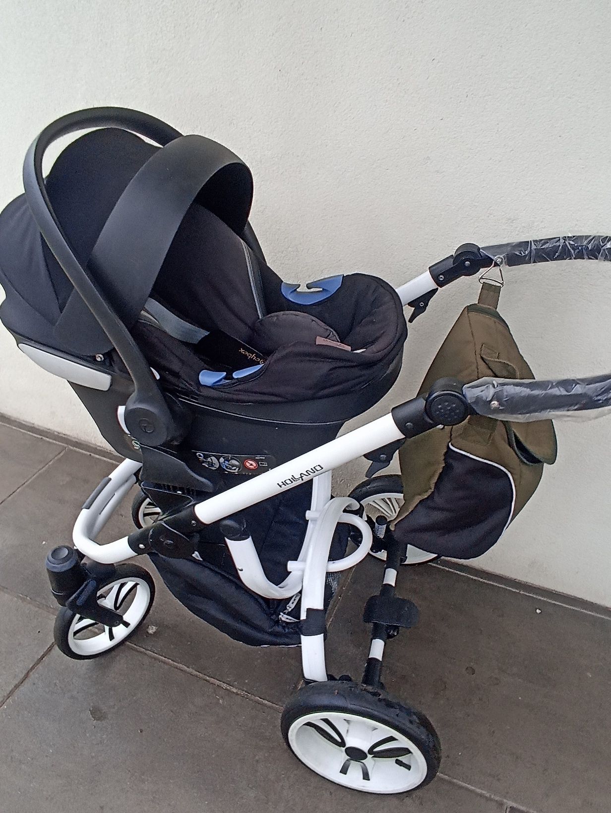 Wózek 2/1 Bebetto Holland gondola plus fotelik cybex
