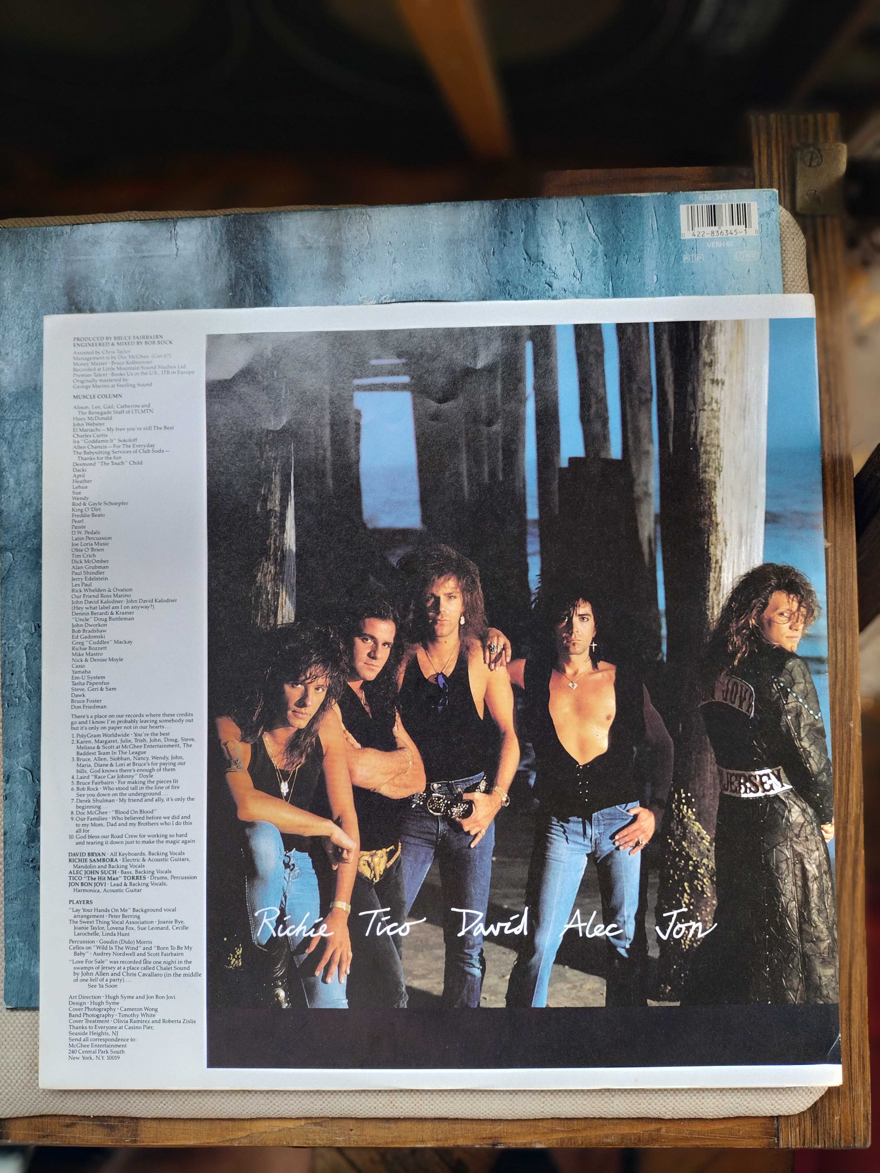 Winyl  Bon Jovi " New Jerrsey " exellent