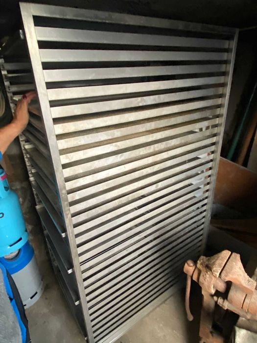 carrinhos em inox pastelaria mais bancada em inox