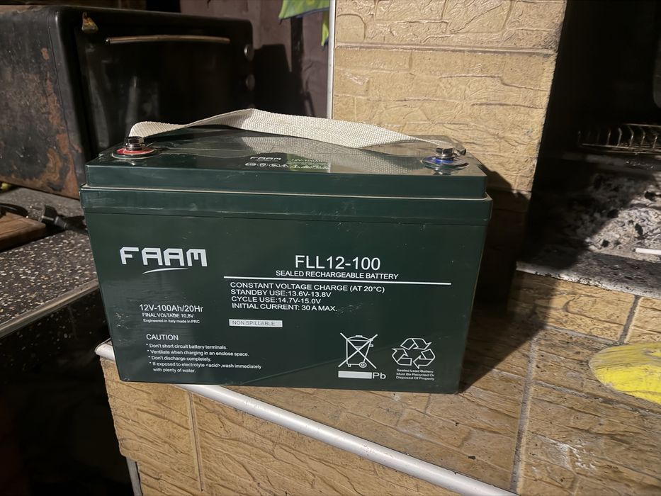 Гелеві Аккумулятори 12в 100А