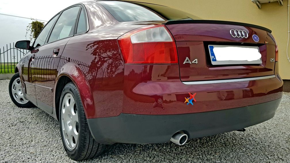 *WIŚNIOWA PIĘKNOŚĆ* Audi A4 Klimatronic Niski Przebieg Stan BDB Zobacz