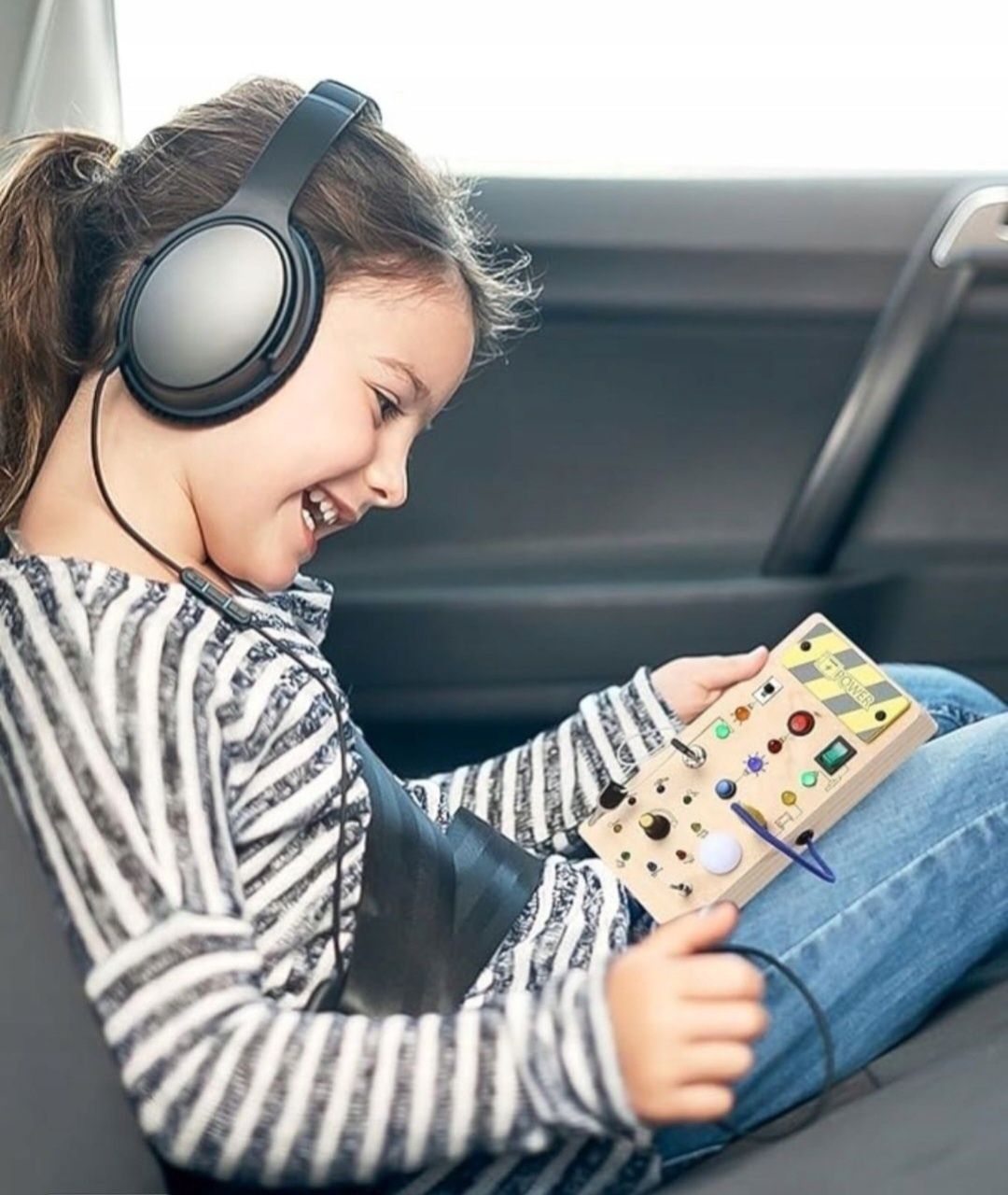 Drewniana Tablica Sensoryczna Edukacyjna LED Montessori najtaniej